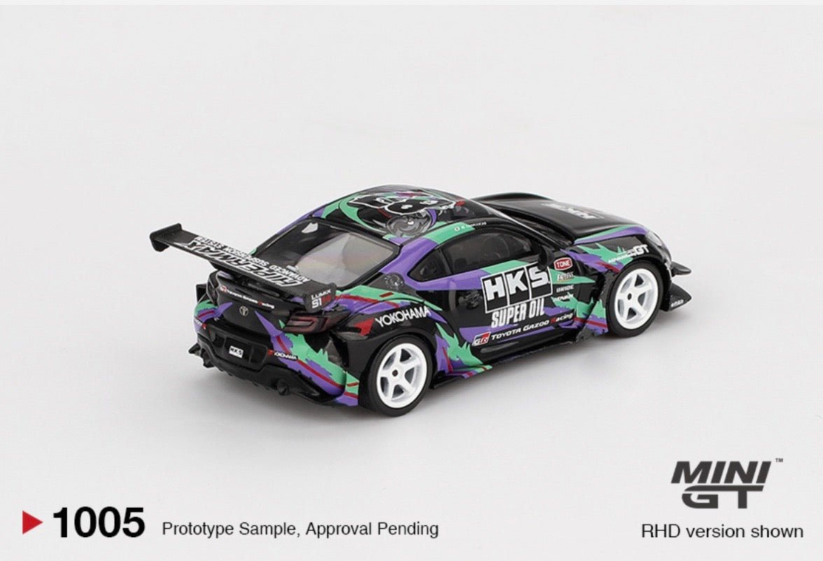 1:64 Toyota GR86 HKS Type R 2022 Tokyo Auto Salon Mini GT 1005