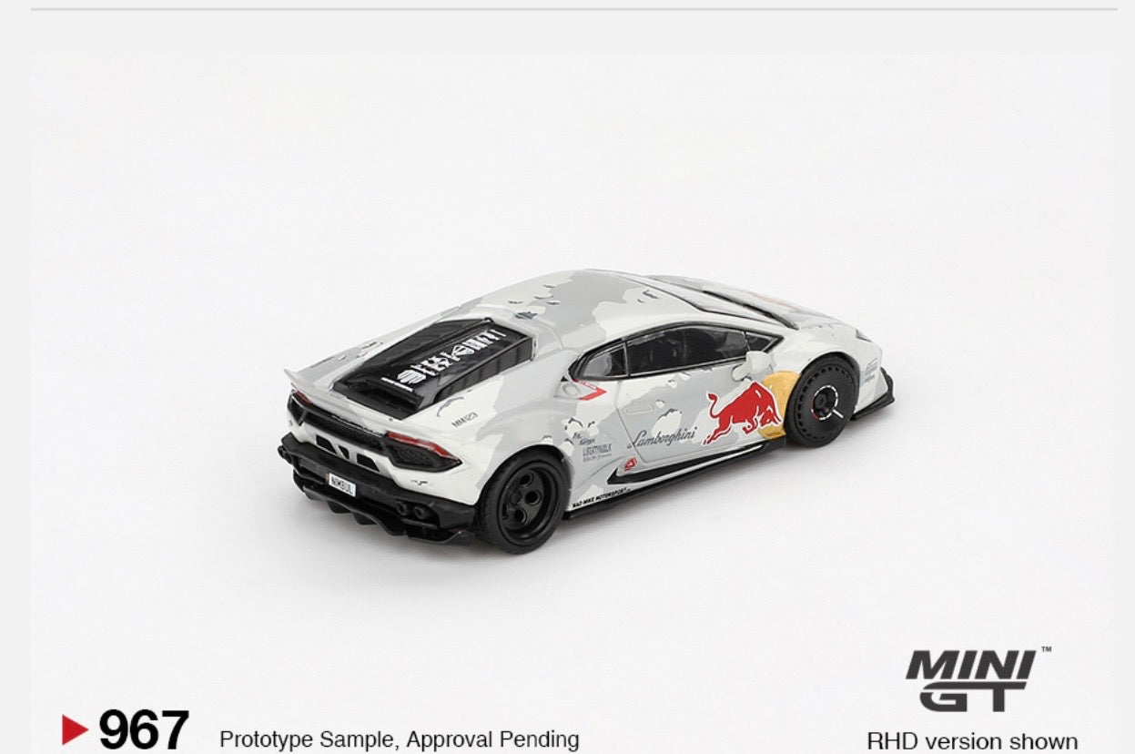 1:64 Lamborghini Huracan LB Works Ver 2 Mad Mike Nimbul Mini GT 967