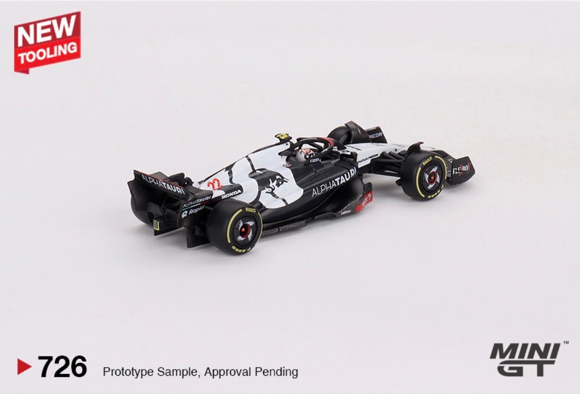 1:64 AlphaTauri AT04 #22 2023 F1 2023 Australian GP YUKI Tsunoda Mini GT 726