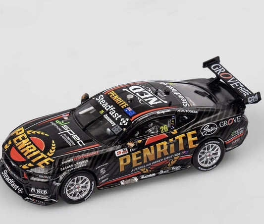 1:43 Penrite Racing Richie Stanaway #26 2024 NTI Townsville 500 Ford Mustang GT Authentic Collectables