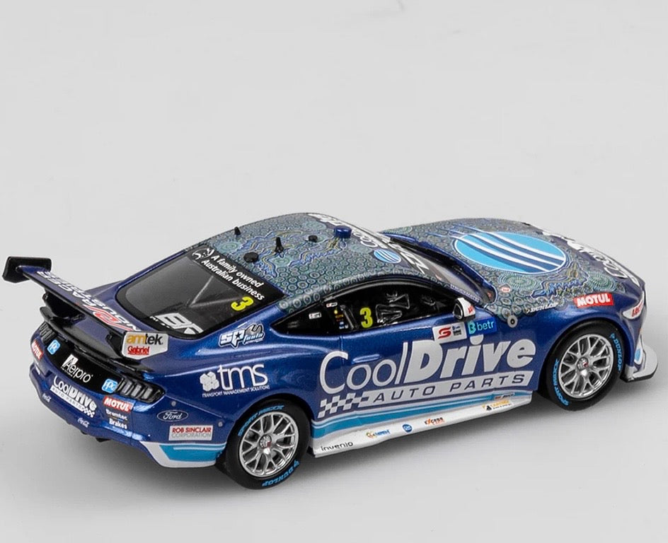1:43 CoolDrive Racing Todd Hazelwood #3 Ford Mustang GT 2023  Darwin Triple Crown Indigenous Round Authentic Collectables