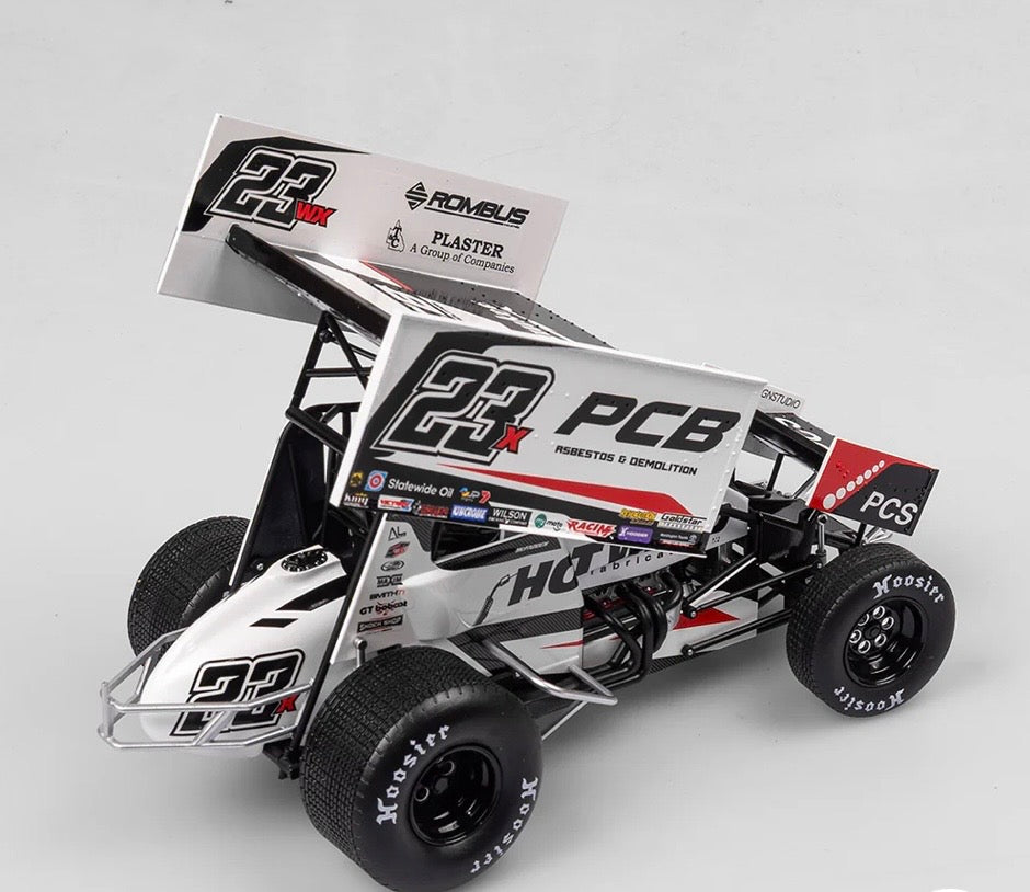 1:18 Team Brady Racing James McFadden #23X Sprintcar 2024 High Limit International Perth Authentic Collectables