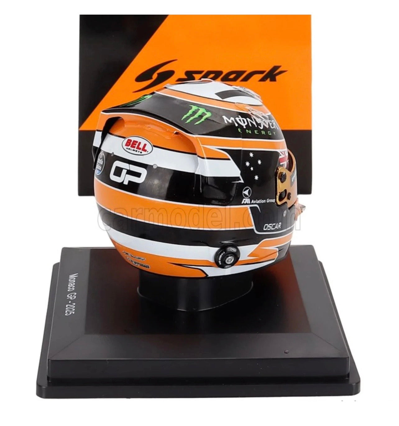1:5 Oscar Piastri McLaren F1 2025 Monaco GP Helmet Spark
