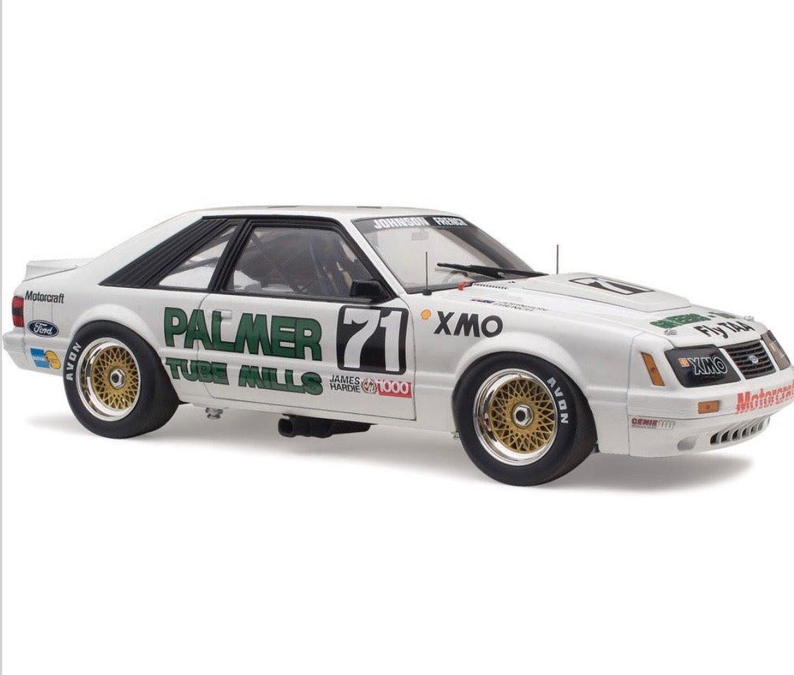 1:18 Johnson French #71 1984 Bathurst Ford Mustang GT Classic Carlectables
