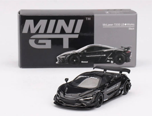 1:64 McLaren 720S LB Works Black Mini GT 777