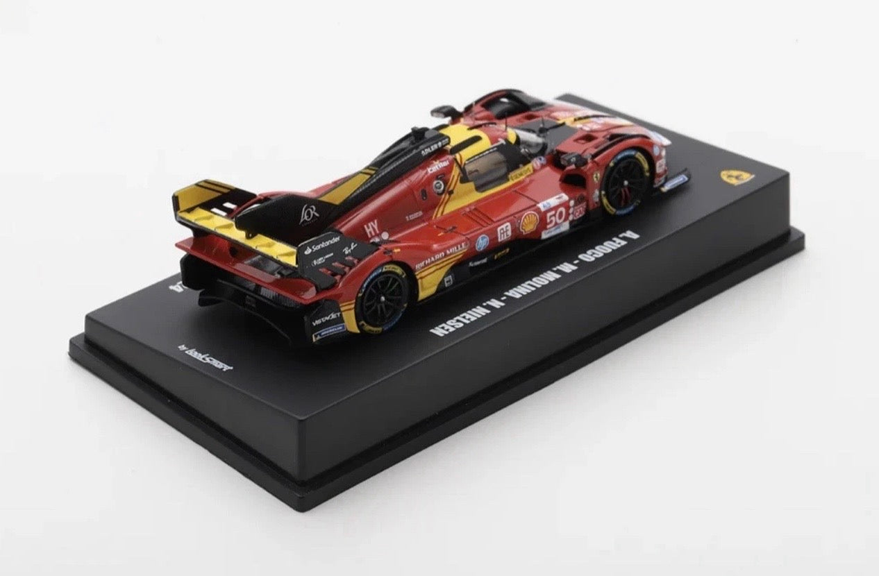 1:64 Ferrari 499P 2024 24Hrs Le Mans Winner #50 Looksmart
