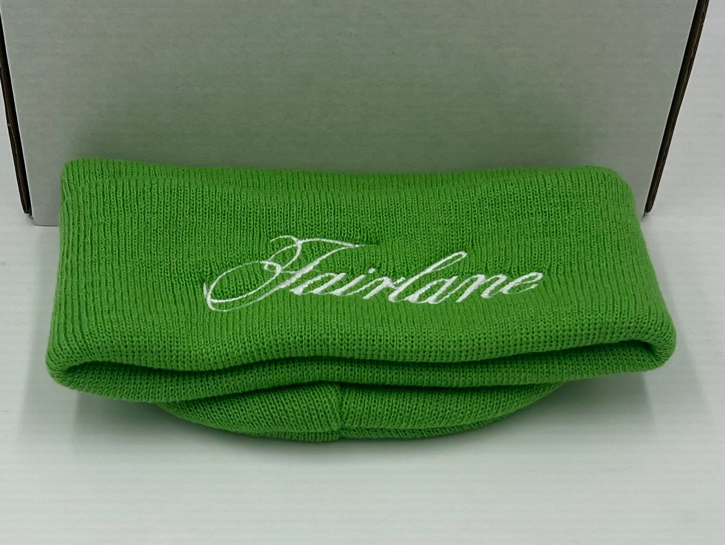 Ford Fairlane Embroidered Beanie Green
