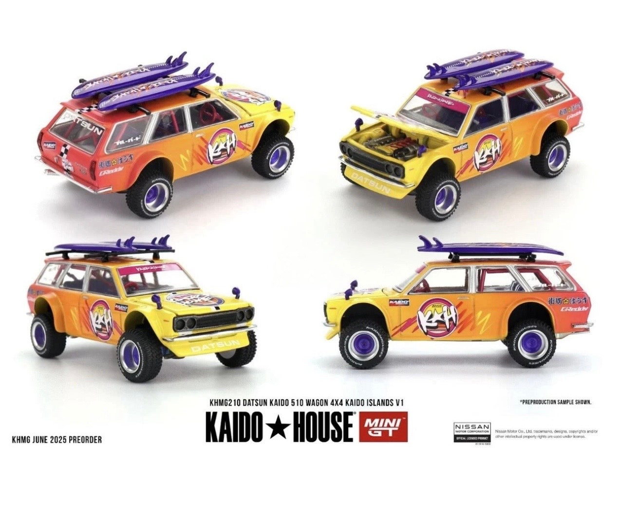 1:64 Datsun 510 Wagon 4x4 Kaido Islands V1 #210 Kaido House