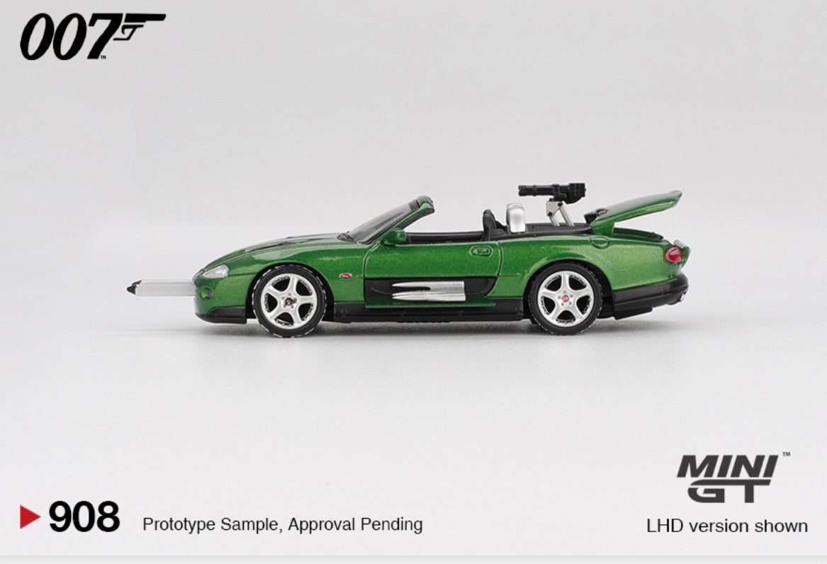 1:64 Jaguar XKR James Bond Die Another Day 007 Mini GT 908- 007E