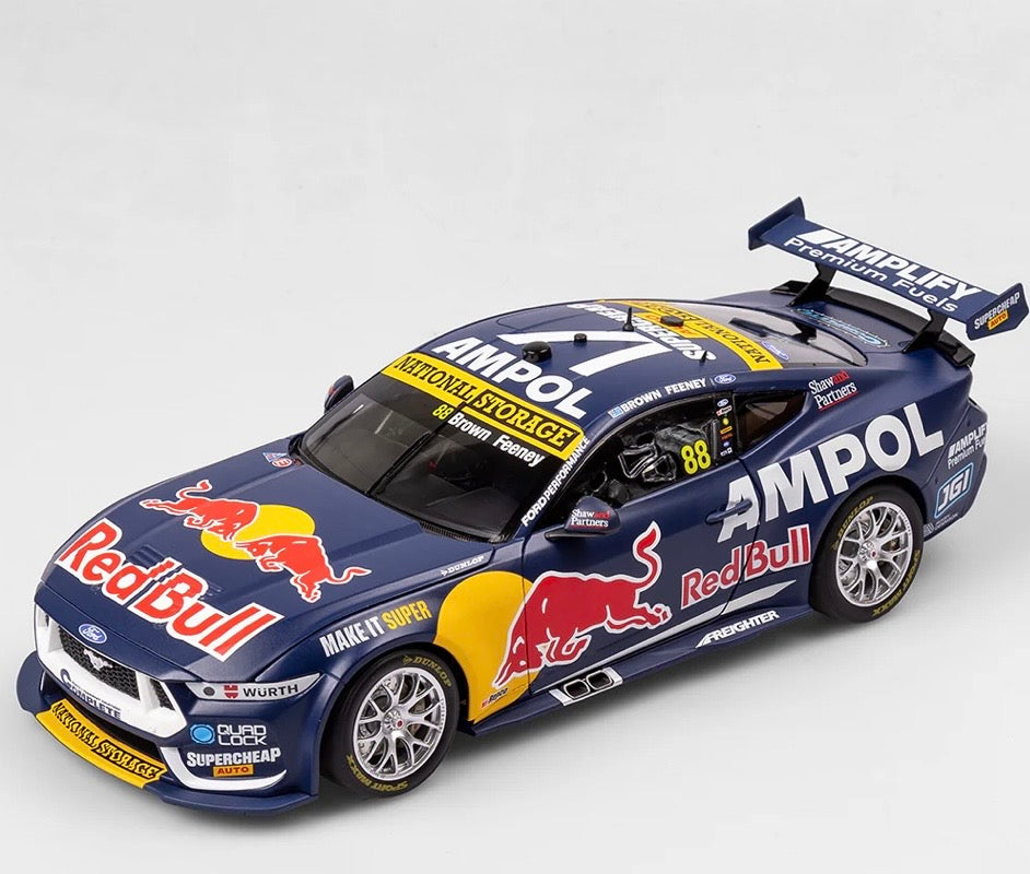 1:18 Red Bull Ampol Racing Brown Feeney #88 2025 Triple Eight Ford Performance Launch Livery Authentic Collectables