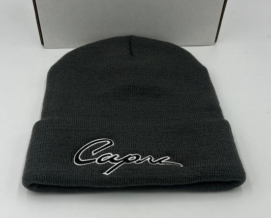 Ford Capri Embroidered Beanie Grey