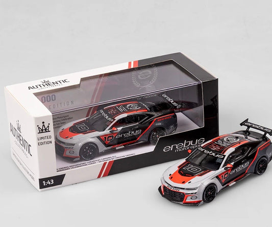 1:43 Erebus Motorsport Chevrolet Camaro ZL1 10th Anniversary Celebration Livery Authentic Collectables