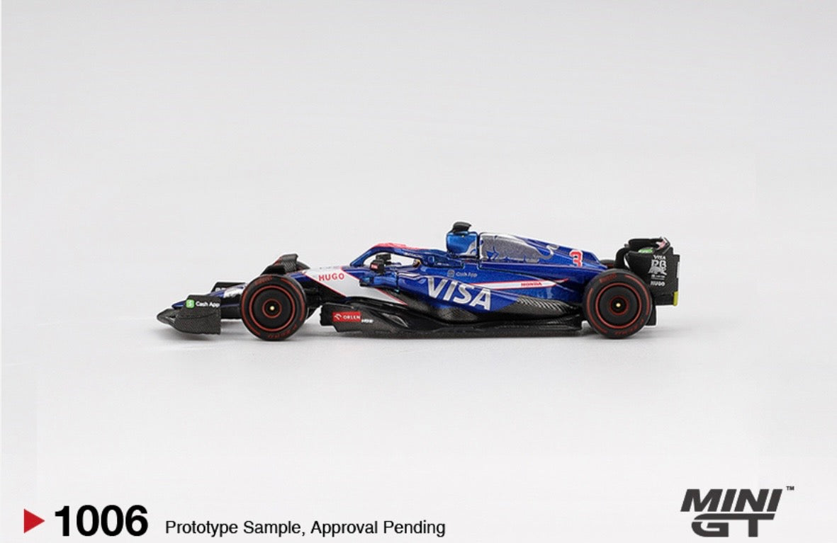 1:64 RB VCARB 01 #3 Daniel Riccardo 2024 F1 2024 Bahrain GP Mini GT 1006