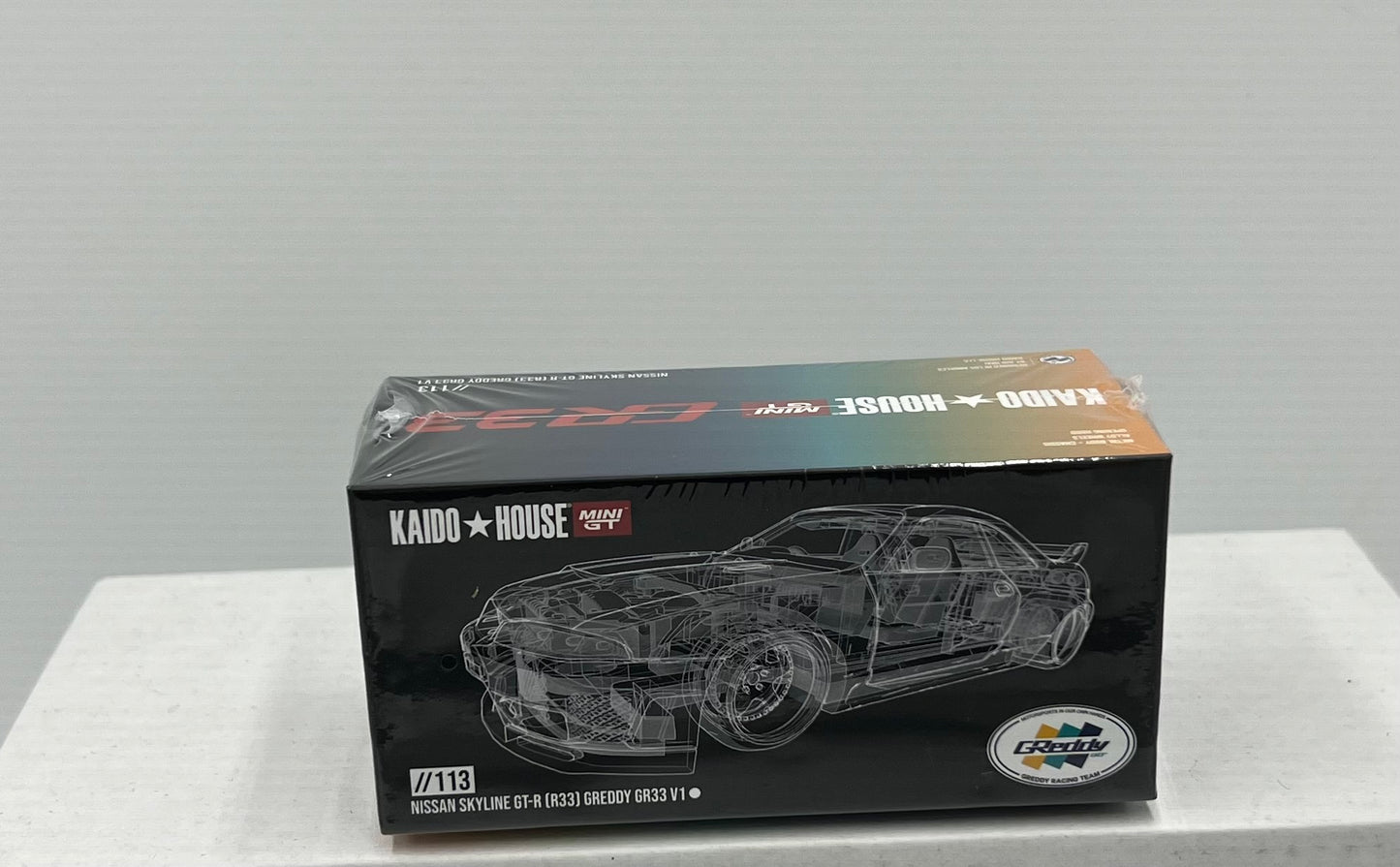 1:64 Nissan Skyline GT-R (R33) Greddy GR33 V1 #113 Kaido House