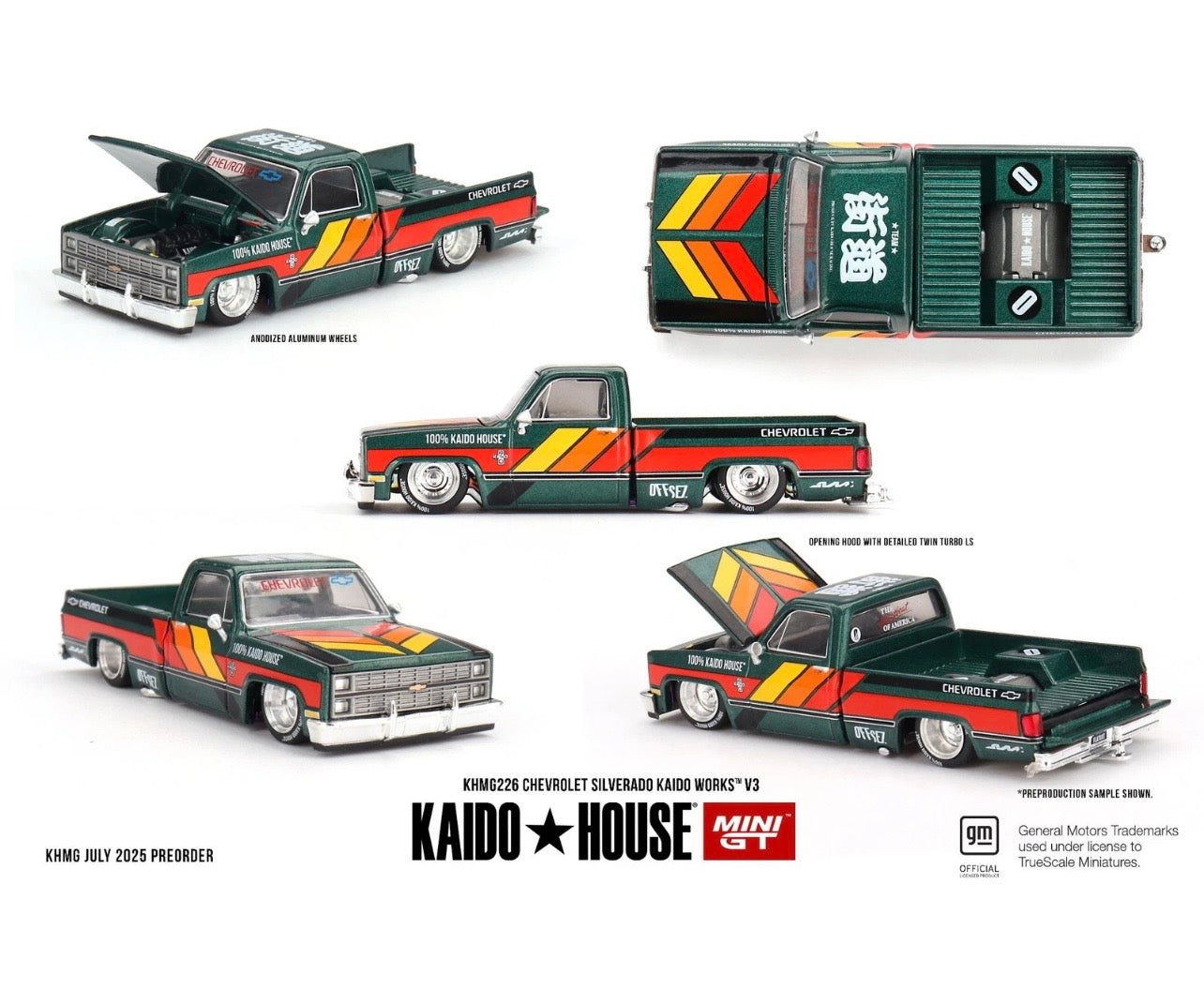 1:64 Chevrolet Silverado Kaido Works V3 #226 Kaido House