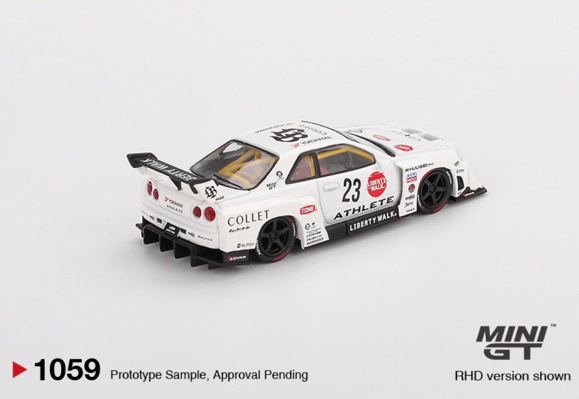 1:64 Nissan LB-ER34 Super Silhouette Athlete/Collect Mini GT 1059