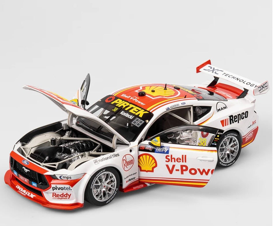 1:18 Shell V-Power Racing Team #38 Brodie Kostecki 2025 Supercars Championship Season Ford Mustang GT Authentic Collectables