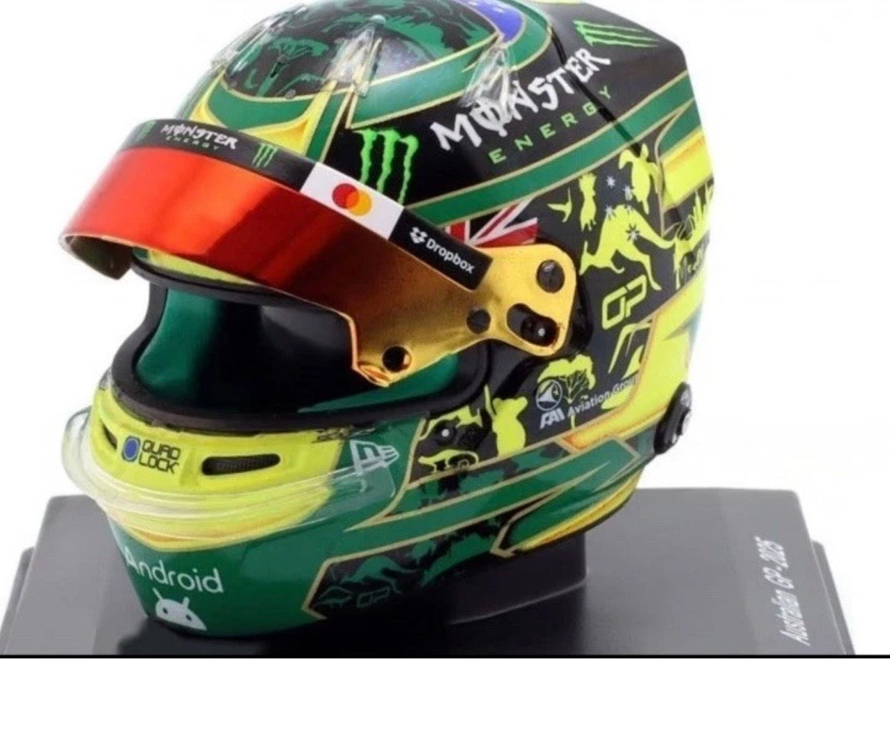 1:5 Oscar Piastri McLaren F1 2025 Australian GP Helmet Spark