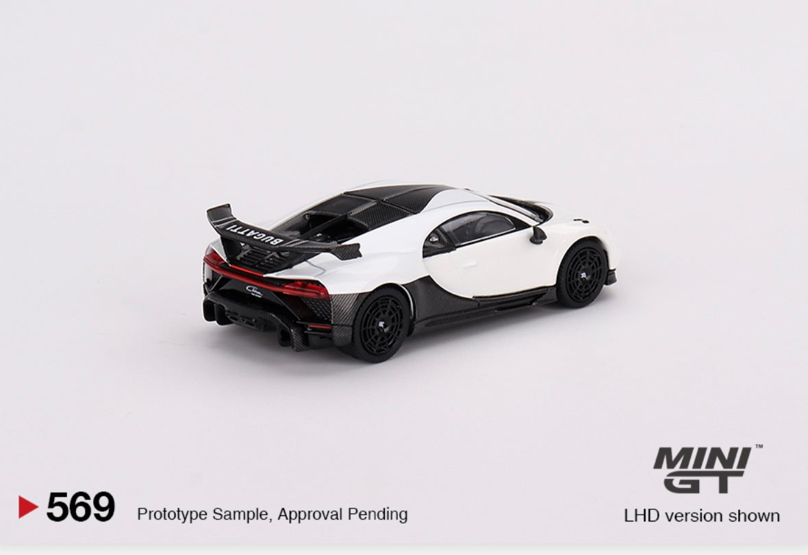 1:64 Bugatti Chiron Super Sport White Mini GT 569