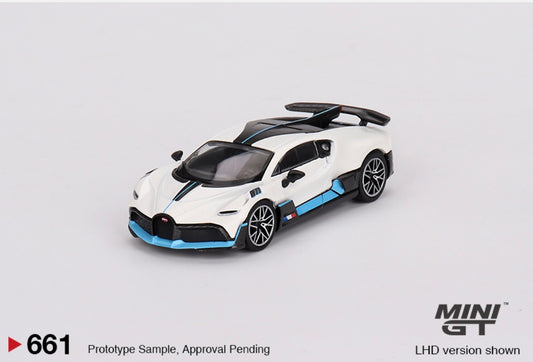 1:64 Bugatti Divo White 661 Mini GT