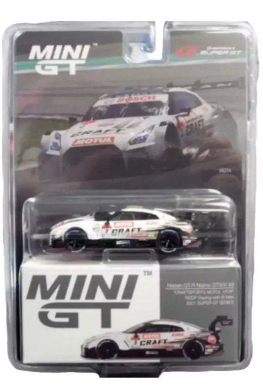 1:64 Nissan GT-R Nismo GT500 #3 NDDP Racing 2021 Super GT Series Mini GT 635