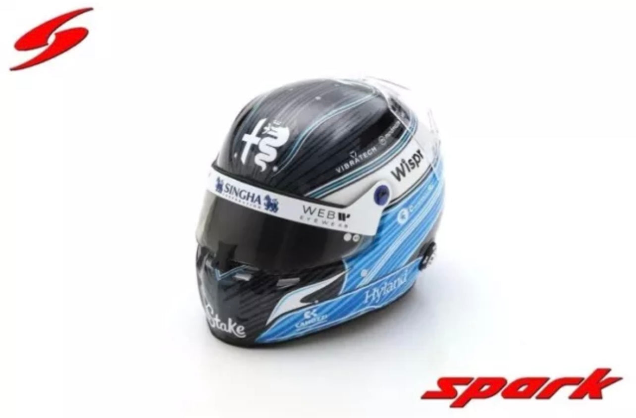 1:5 Scale Valtteri Bottas Helmet Alfa Romeo Formula 1 Season 2023 Spark