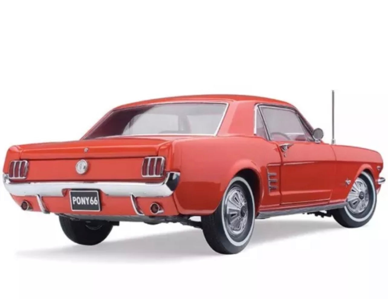 1:18 Ford 1966 Pony Mustang Signal Flare Red Classic Carlectables