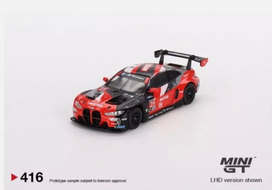 1:64 BMW M4 GT3 #25 BMW Team RRL 2022 IMSA Daytona 24Hrs Mini GT 416