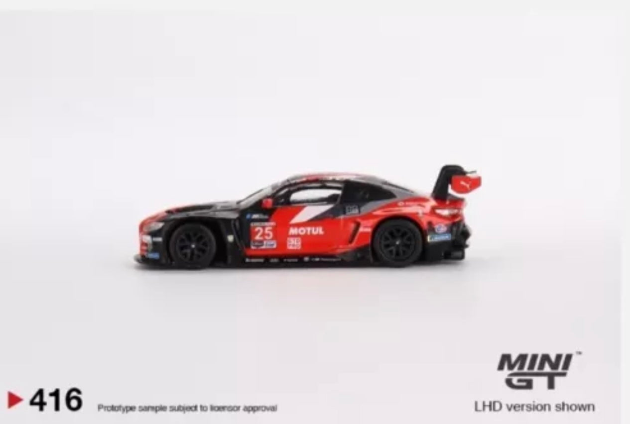 1:64 BMW M4 GT3 #25 BMW Team RRL 2022 IMSA Daytona 24Hrs Mini GT 416