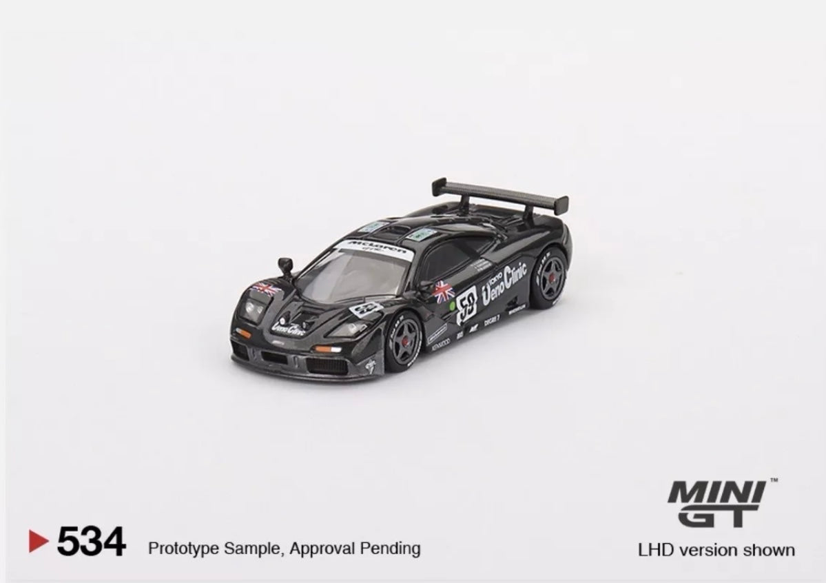 1:64 McLaren F1 GTR #59 1995 Le Mans 24 Hr Winner Mini GT 534