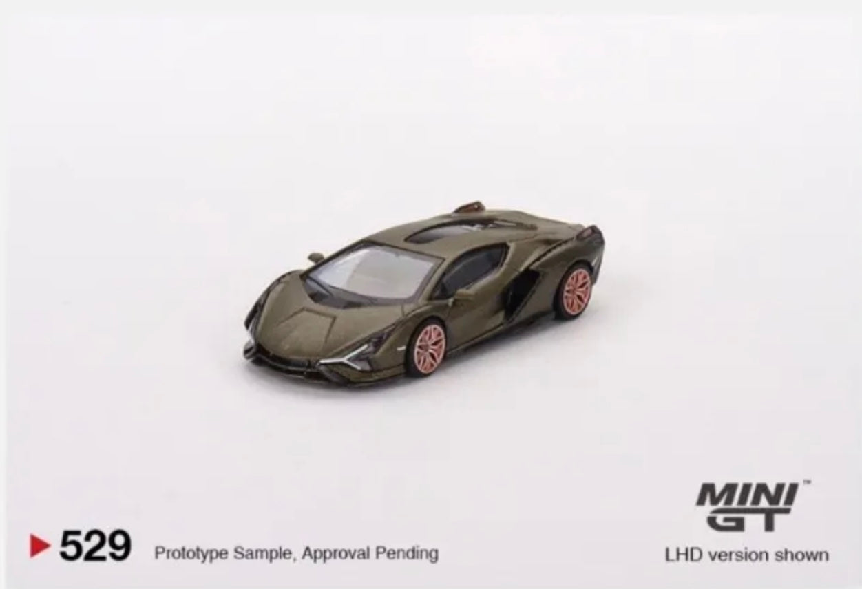 1:64 Lamborghini Sian FKP 37 Presentation Mini GT 529