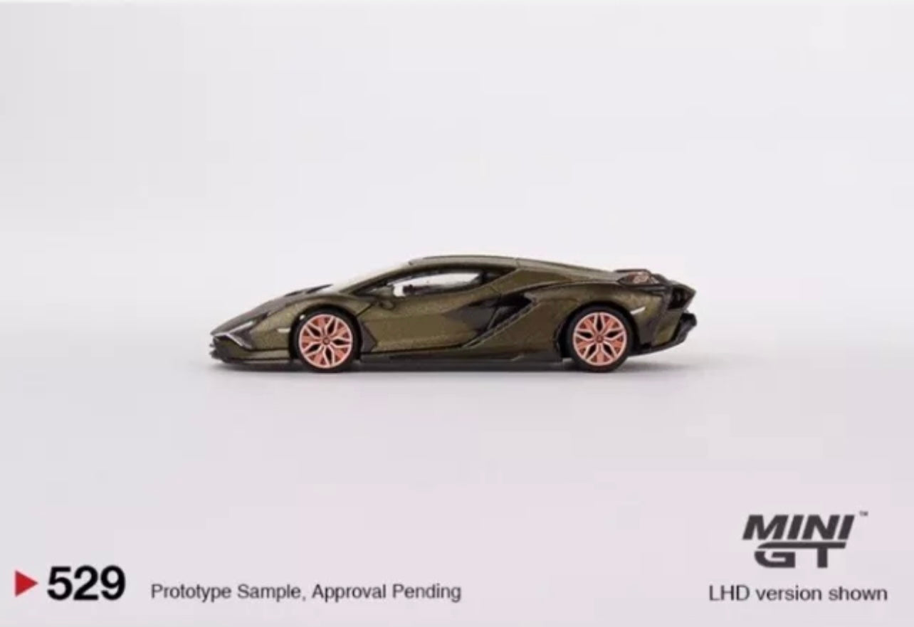 1:64 Lamborghini Sian FKP 37 Presentation Mini GT 529