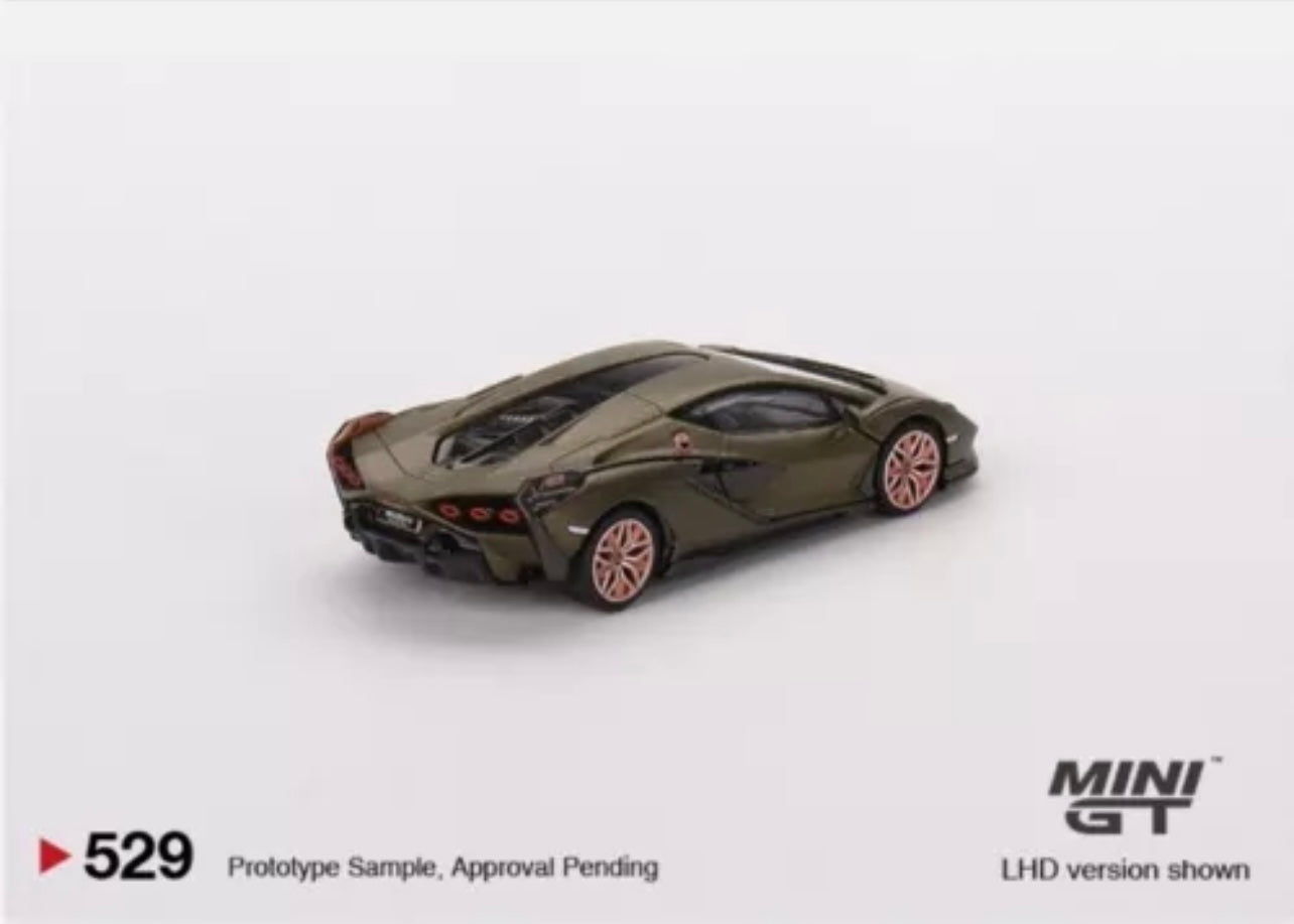 1:64 Lamborghini Sian FKP 37 Presentation Mini GT 529