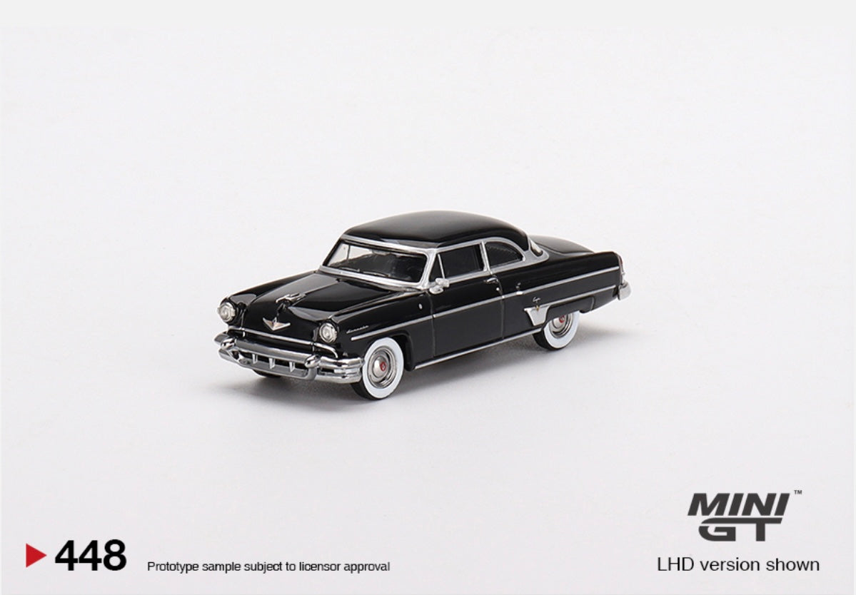 1:64 Lincoln Capri 1954 Black Mini GT 448