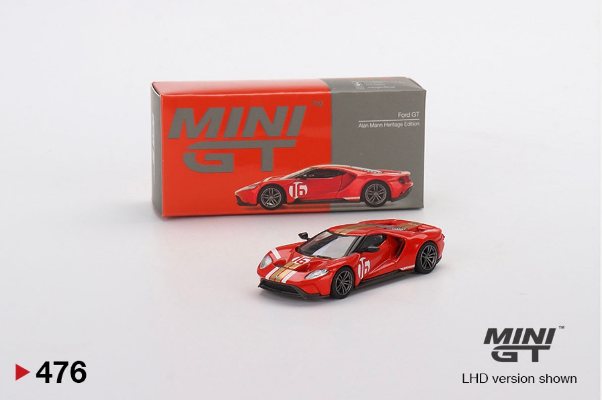 1:64 Ford GT Alan Mann Heritage Edition Mini GT 476