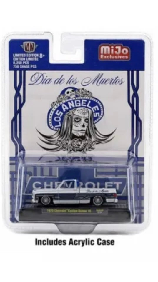 1:64 M2 Machines 1973 GMC Chevrolet Custom Deluxe 10 Day Of The Dead