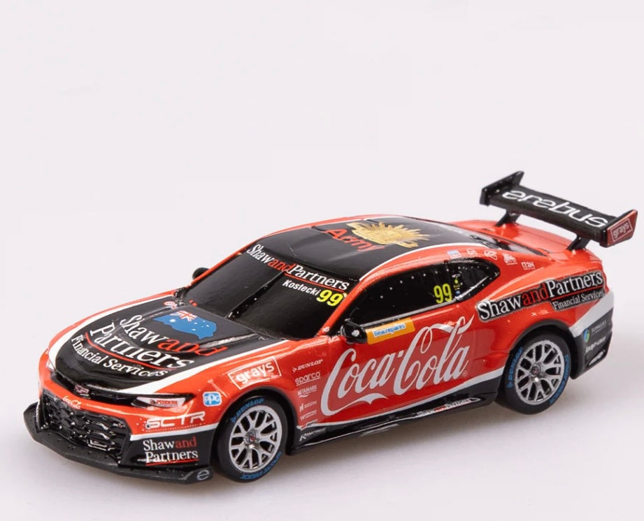 1:64 Brodie Kostecki #99 Coca-Cola Racing by Erebus Chevrolet Camaro ZL1 2023 Championship Season Authentic Collectables