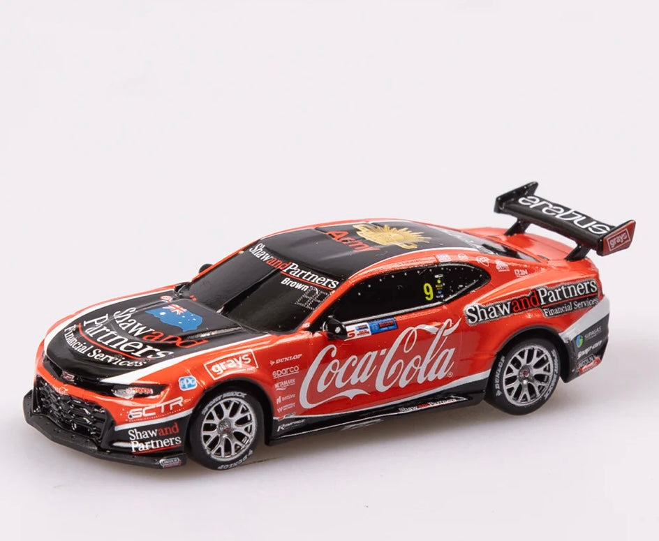 1:64 Will Brown #9 Chevrolet Camaro ZL1 Coca-Cola Racing by Erebus 2023 Supercars Championship Season Authentic Collectables