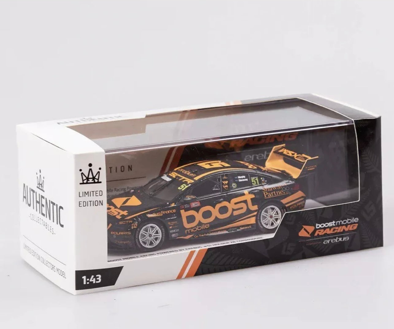 1:43 Richie Stanaway /Greg Murphy #51 Boost Mobile Racing Holden ZB Commodore 2022 Bathurst Authentic Collectables