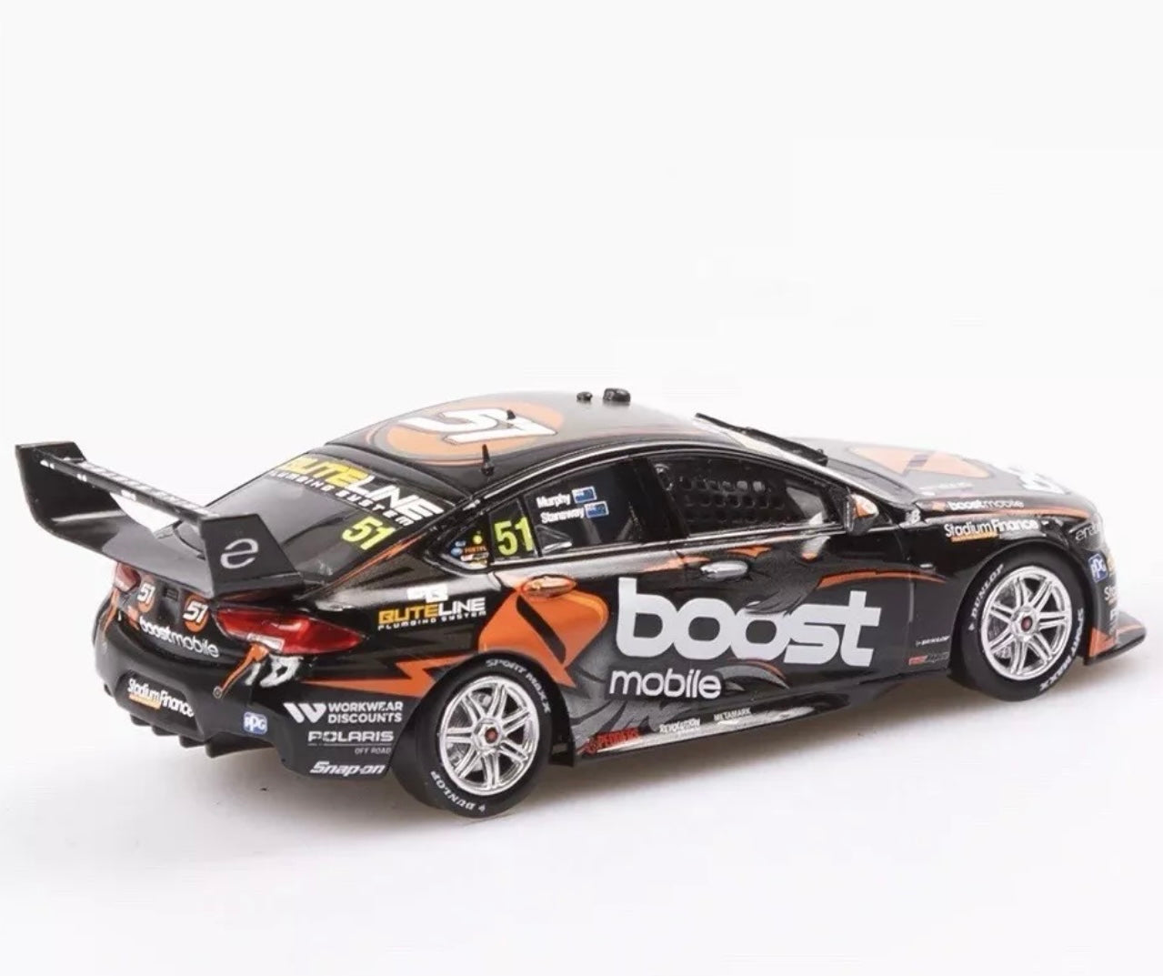 1:43 Richie Stanaway/Greg Murphy #51 2021 Bathurst Erebus Boost Mobile Racing Holden ZB Commodore Authentic Collectables