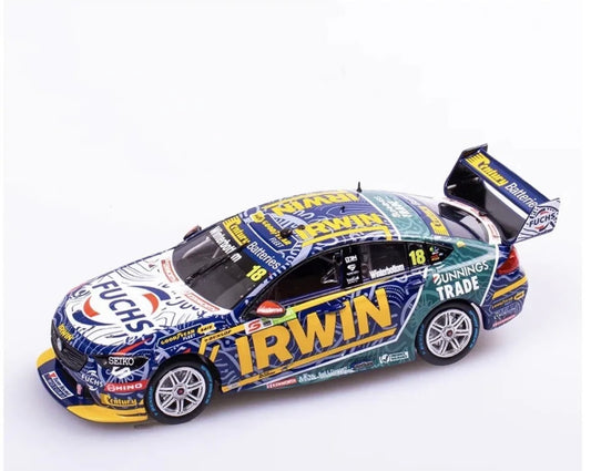 1:43 Mark Winterbottom #18 Irwin Racing 2022 Darwin Indigenous Round Holden ZB Commodore Authentic Collectables