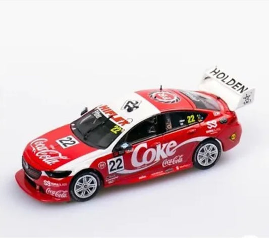 1:43 Chris Pither/ Cameron Hill #22 Premiair Coca-Cola Racing Holden ZB Commodore 2022 Bathurst Authentic Collectables
