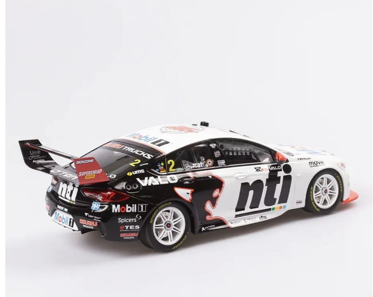 1:43 Nick Percat #2 2022 Valo Adelaide 500 Holden Tribute Livery Mobil 1 Racing Authentic Collectables