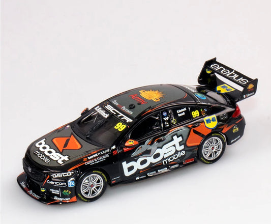 1:43 Brodie Kostecki/David Russell #99 2021 Bathurst 3rd Place Erebus Boost Mobile Racing Holden ZB Commodore Authentic Collectables