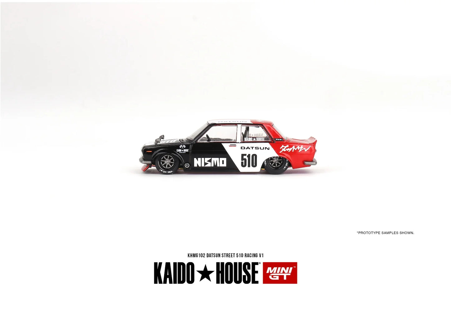 1:64 Datsun Street 510 Racing V1 Kaido House Mini GT#102