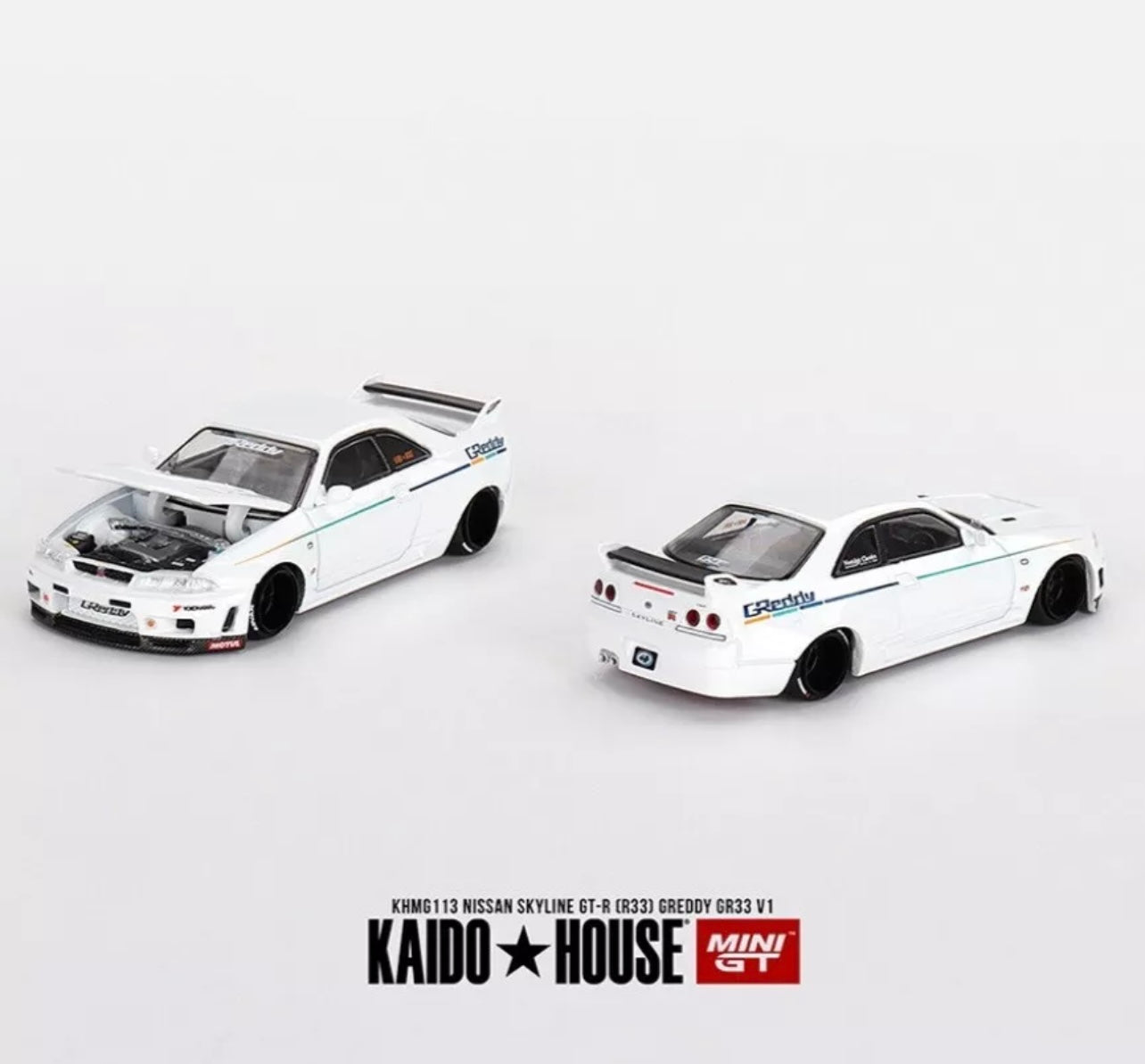 1:64 Nissan Skyline GT-R (R33) Greddy GR33 V1 #113 Kaido House