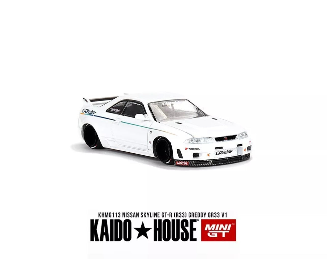 1:64 Nissan Skyline GT-R (R33) Greddy GR33 V1 #113 Kaido House