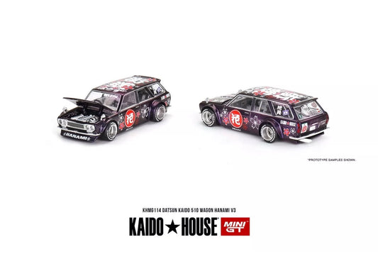 1:64 Datsun Kaido 510 Wagon Hanami V3 #114 Kaido House