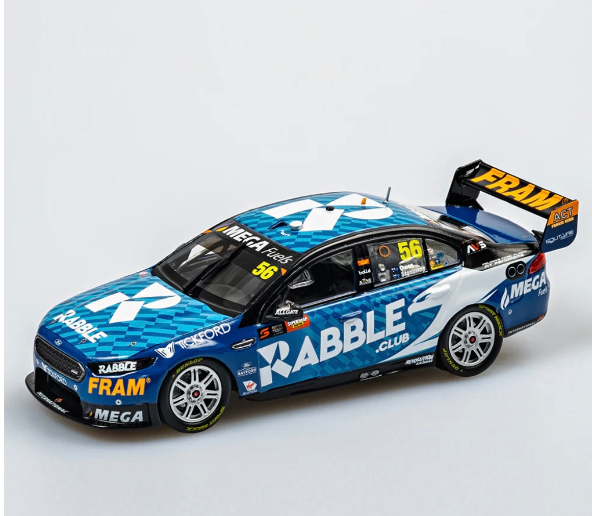 1:43 Richie Stanaway/Steve Owen #56 2018 Bathurst Tickford Racing Authentic Collectables