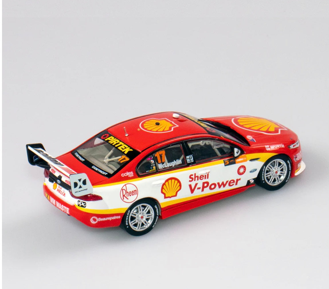 1:43 Scott McLaughlin #17 2018 Championship Winner Ford FGX Falcon Shell V-Power Racing Team Authentic Collectables